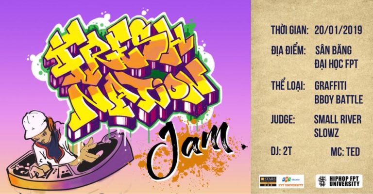 FRESH NATION JAM VOL.2 : CƠN LỐC HIPHOP TRỞ LẠI ĐẠI HỌC FPT