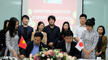 Lễ ký kết hợp tác giữa Đại học FPT và công ty Japan Fintech Centre