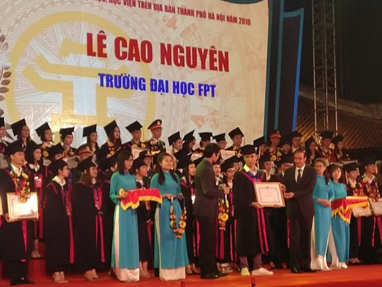 Lê Cao Nguyên - Thủ khoa Đại học FPT được UBND Hà Nội vinh danh