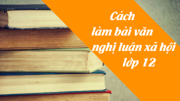 Cách làm bài văn nghị luận xã hội lớp 12