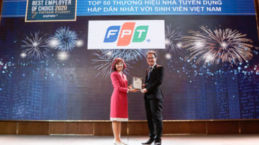 FPT dẫn đầu Top 50 Thương hiệu nhà tuyển dụng CNTT hấp dẫn nhất với sinh viên Việt Nam