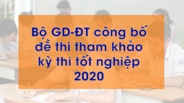 NÓNG: Bộ GD-ĐT công bố đề thi tham khảo kỳ thi tốt nghiệp THPT Quốc gia 2020 tất cả các môn