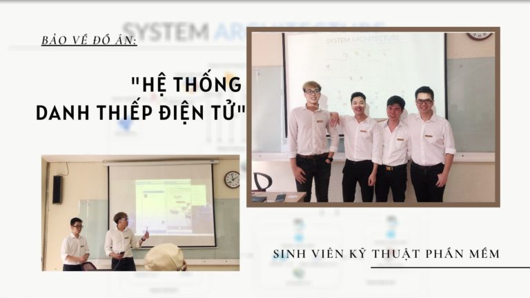 Sinh viên K12 Kỹ thuật phần mềm hoàn thành xuất sắc buổi bảo vệ đồ án với ứng dụng “Hệ thống danh thiếp điện tử”