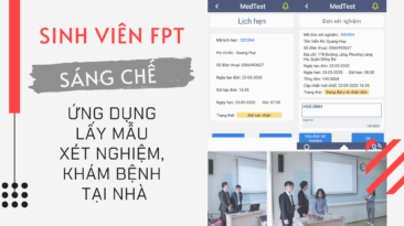 Sinh viên FPT sáng chế ứng dụng lấy mẫu xét nghiệm, khám bệnh tại nhà