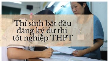 Thí sinh bắt đầu đăng ký dự thi tốt nghiệp THPT