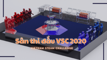 Sơ đồ sân thi đấu chung kết Vietnam STEAM Challenge 2020