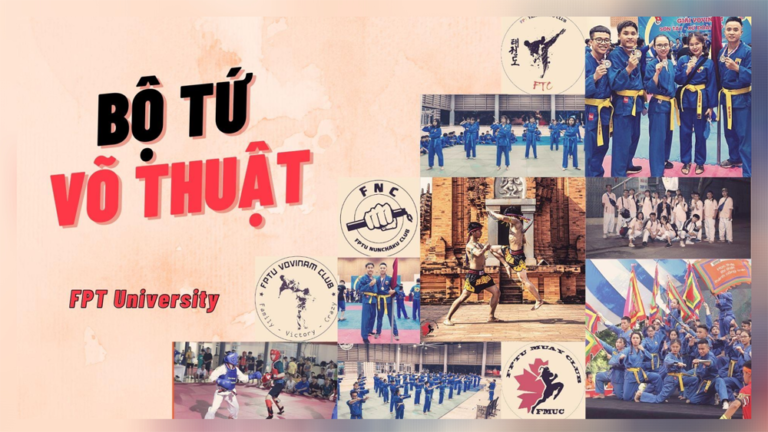 Điểm danh bộ tứ CLB võ thuật nổi đình nổi đám của FPTU campus Hòa Lạc