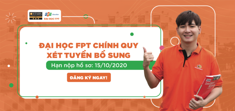 Đại học FPT thông báo xét tuyển bổ sung Hệ đại học chính quy năm 2020