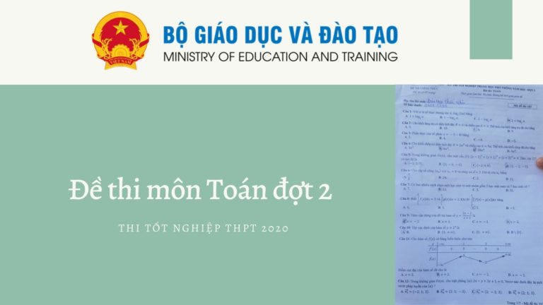 Đề thi tốt nghiệp THPT Quốc gia môn Toán đợt 2: Vừa sức, không khó