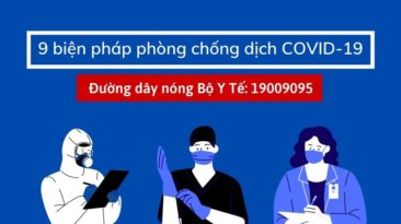 9 biện pháp cần biết để phòng chống dịch COVID-19