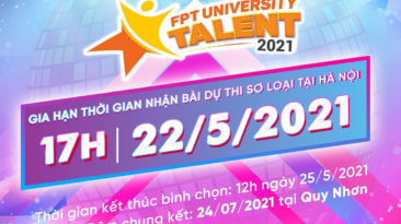 Gia hạn thời gian nhận bài thi FPT University Talent 2021 cơ sở Hà Nội