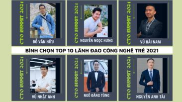 6 cựu sinh viên ĐH FPT Hà Nội góp mặt trong danh sách bình chọn TOP 10 lãnh đạo Công nghệ trẻ 2021