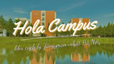 Cảnh sắc bình yên ở campus Hoà Lạc - khu cách ly 