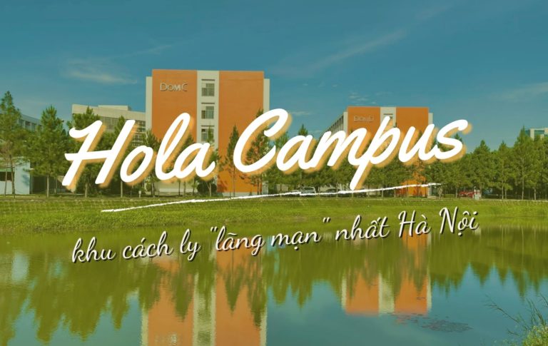 Cảnh sắc bình yên ở campus Hoà Lạc - khu cách ly 