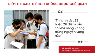 Điểm thi tốt nghiệp THPT cao, thí sinh không được chủ quan