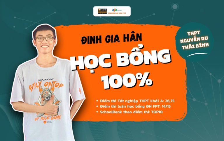 Mê mẩn Đại học FPT, nam sinh Thái Bình chinh phục học bổng 100% với điểm luận cao ngất ngưởng