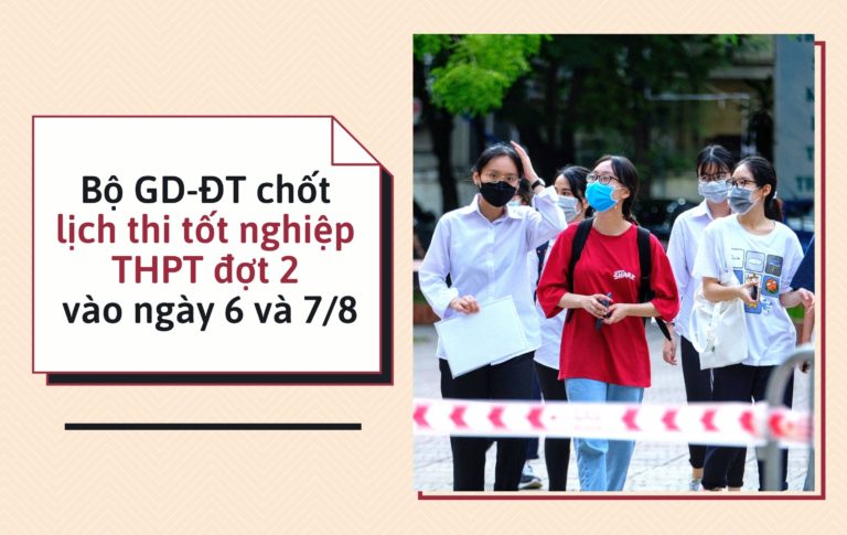 Bộ GD-ĐT chốt lịch thi tốt nghiệp THPT đợt 2 vào ngày 6 và 7 tháng 8