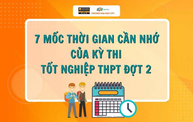 Các mốc thời gian cần nhớ của kỳ thi tốt nghiệp THPT đợt 2