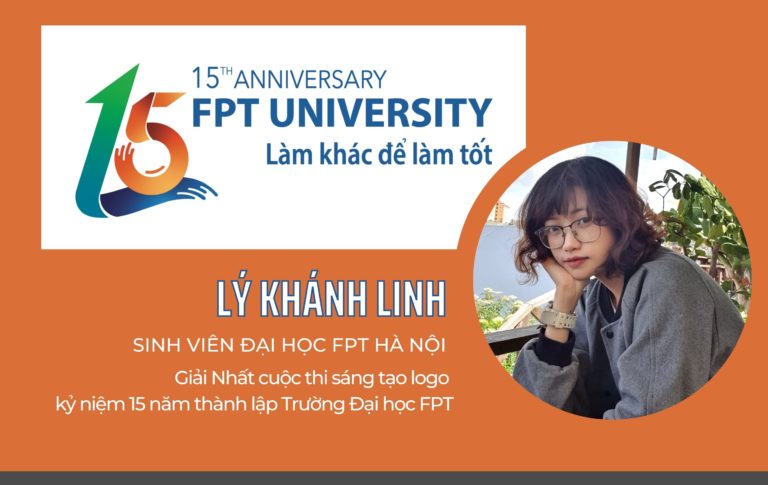 Nữ sinh ĐH FPT Hà Nội tiết lộ ý nghĩa logo đạt giải Nhất cuộc thi “Logo hay, 10 triệu về tay”