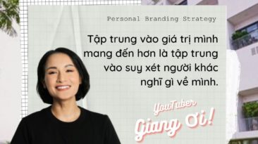 [Webinar] Xây dựng thương hiệu cá nhân cùng Hot Youtuber Giang Ơi