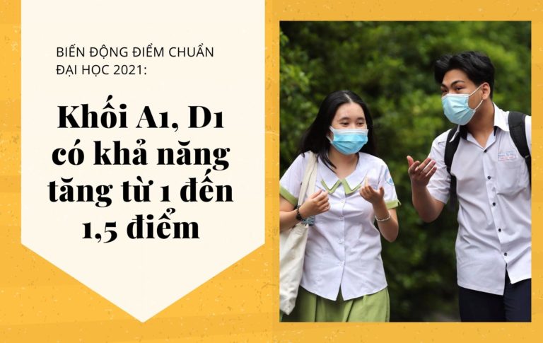 Biến động điểm chuẩn Đại học 2021: Khối A1, D1 có khả năng tăng từ 1 đến 1,5 điểm