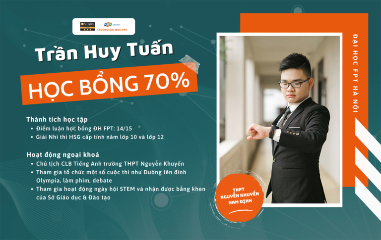 Tân binh K17 quyết tâm chinh phục học bổng vì thích Đại học FPT từ cái nhìn đầu tiên