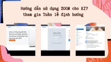 Hướng dẫn tân sinh viên sử dụng Zoom tham gia Tuần Lễ Định Hướng