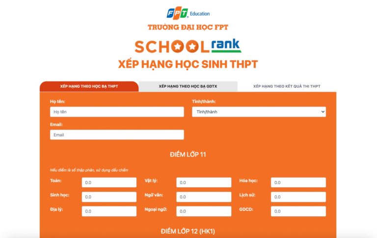 Đạt TOP40 SchoolRank, thí sinh đủ điều kiện xét tuyển vào Đại học FPT năm 2022