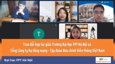 Trường Đại Học FPT Hà Nội trao đổi hợp tác với Tổng Công ty Hạ tầng mạng VNPT-Net