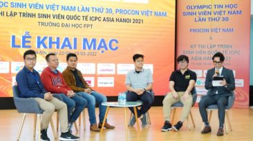 Khai mạc Olympic Tin học SVVN lần thứ 30, Procon và ICPC Asia Hanoi 2021 tại ĐH FPT Hà Nội