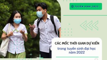 Các mốc thời gian dự kiến trong tuyển sinh đại học năm 2022