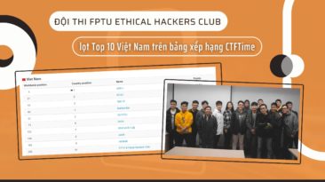 Đội thi FPTU Ethical Hackers Club lọt Top 10 Việt Nam trên bảng xếp hạng CTFTime