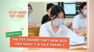 Chính thức công bố lịch Thi tốt nghiệp THPT năm 2022 vào ngày 7, 8 và 9 tháng 7