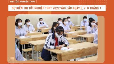 Dự kiến thi tốt nghiệp THPT 2022 vào các ngày 6, 7, 8 tháng 7