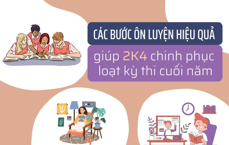 Các bước ôn luyện hiệu quả giúp 2K4 chinh phục loạt kỳ thi cuối năm