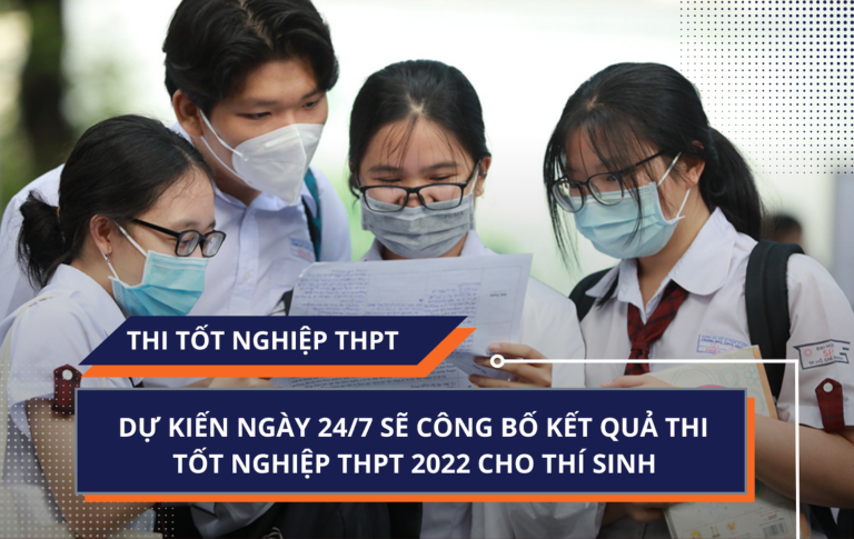 Dự kiến ngày 24/7 sẽ công bố kết quả thi tốt nghiệp THPT 2022 cho thí sinh