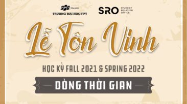 Vinh danh sinh viên xuất sắc tại Lễ Tôn Vinh học kỳ Fall 2021 và Spring 2022