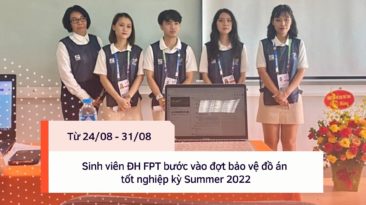 Sinh viên ĐH FPT bước vào đợt bảo vệ tốt nghiệp kỳ Summer 2022