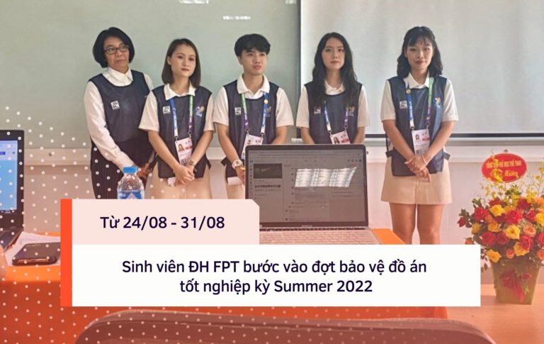 Sinh viên ĐH FPT bước vào đợt bảo vệ tốt nghiệp kỳ Summer 2022