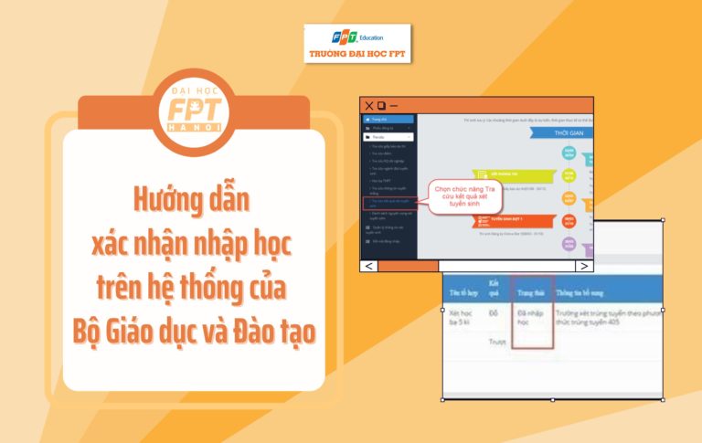 Hướng dẫn xác nhận nhập học trên hệ thống của Bộ Giáo dục và Đào tạo