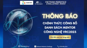 Công bố danh sách Mentor Công nghệ Vietnam Robotics Challenge 2023
