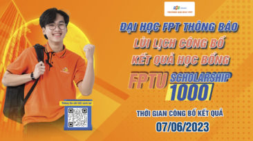 Đại học FPT thông báo lùi lịch công bố kết quả học bổng “FPTU Scholarship 1000” đến ngày 07/06