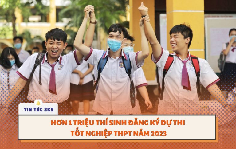 Hơn 1 triệu thí sinh đăng ký dự thi tốt nghiệp THPT năm 2023