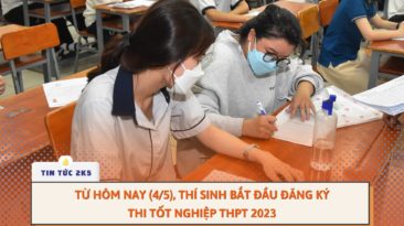 Hôm nay (4/5), thí sinh bắt đầu đăng ký thi tốt nghiệp THPT 2023