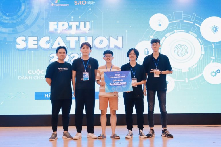 Sinh viên ĐH FPT Hà Nội giành ngôi quán quân cuộc thi An toàn thông tin - FPTU SecAthon 2023