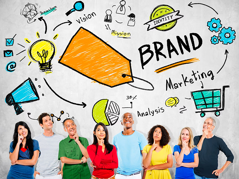 Digital Marketing học ngành Quản trị thương hiệu tập trung vào sự nhận diện của doanh nghiệp với khách hàng