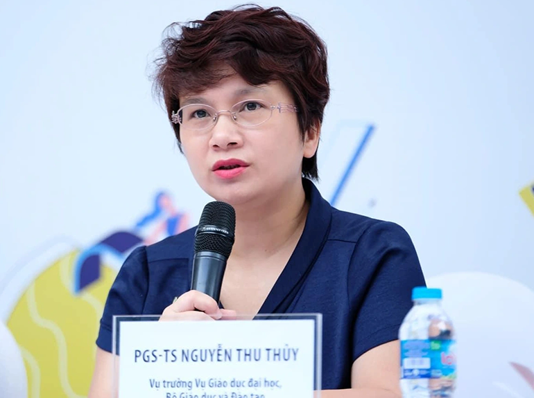PGS.TS Nguyễn Thu Thuỷ - Vụ trưởng Vụ Giáo dục đại học thông báo về quy chế xét tuyển đại học 2023