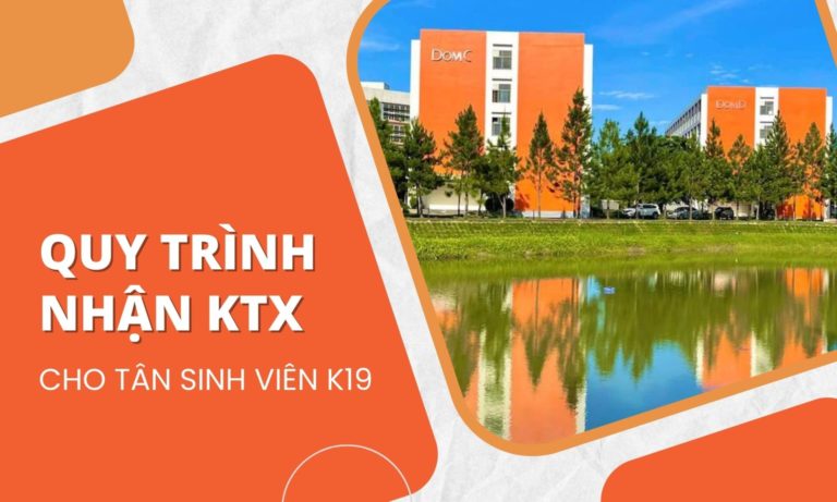 Hướng dẫn quy trình nhận kí túc xá cho tân sinh viên K19