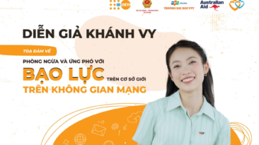 Khánh Vy là diễn giả buổi toạ đàm về “bạo lực trên không gian mạng” tại ĐH FPT Hà Nội