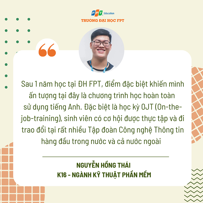 Phạm Hồng Thái - K18 - Kỹ thuật phần mềm chia sẻ về trải nghiệm sau 1 năm học tại ĐH FPT